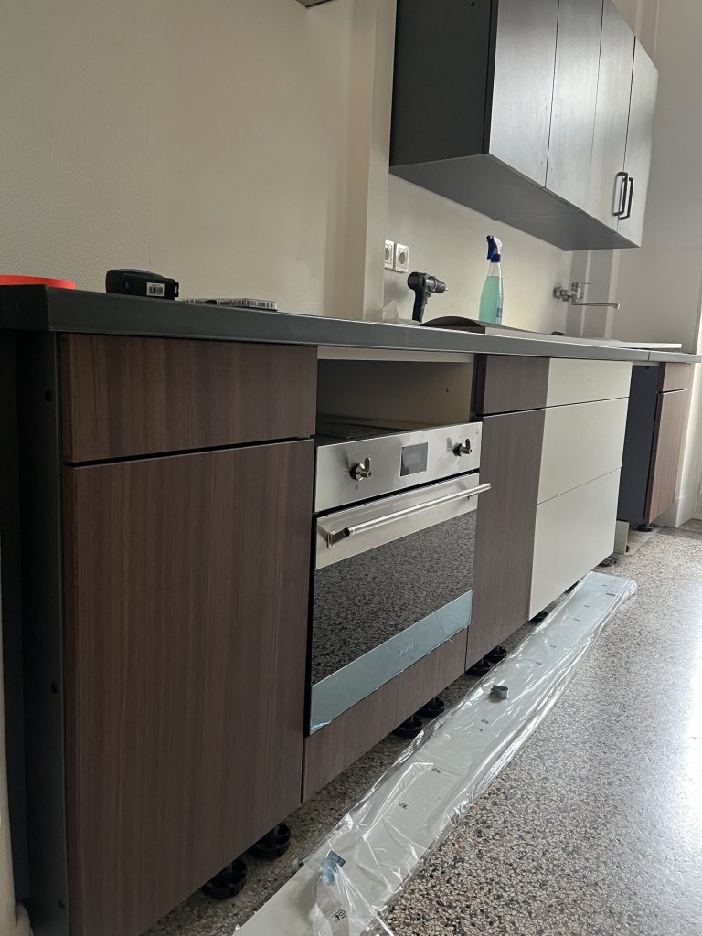 Rénovation cuisine en effet bois, quartier Neudorf à Strasbourg