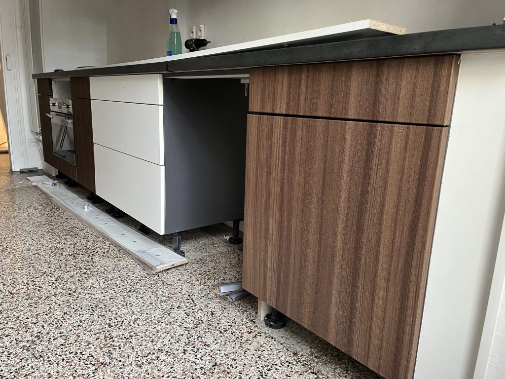 Rénovation cuisine en effet bois, quartier Neudorf à Strasbourg