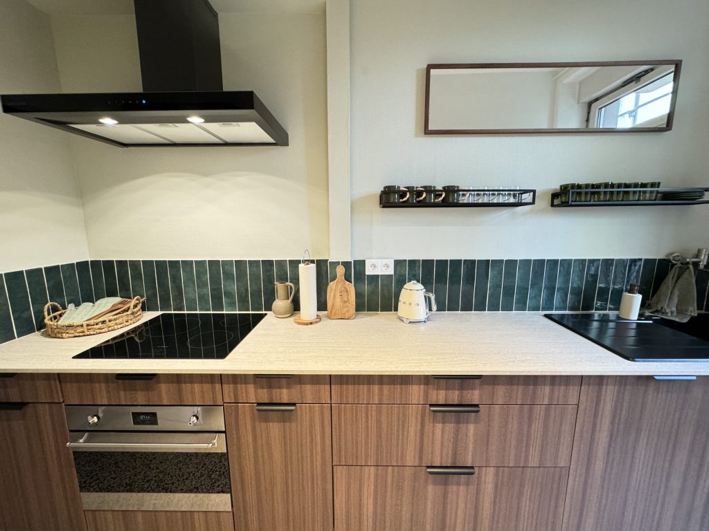 Rénovation cuisine en effet bois, quartier Neudorf à Strasbourg